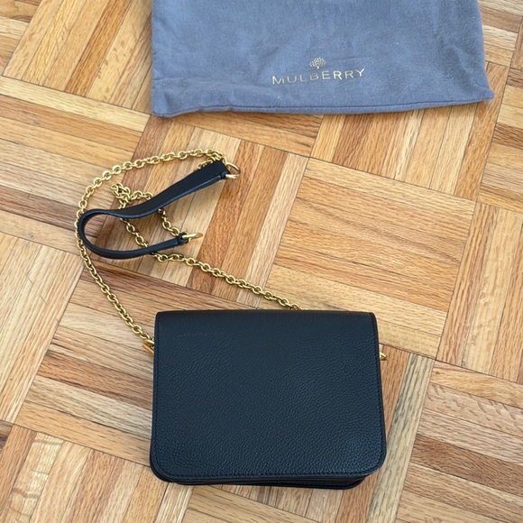 Mulberry Black Minimalist Crossbody Bag - Picture 5 of 7